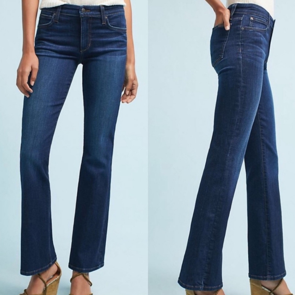 Joe's Jean's Bridget Mid Rise Bootcut Dark Washed Jeans 31